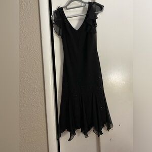 Black flowy dress